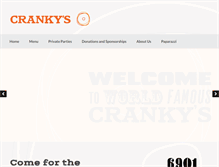 Tablet Screenshot of crankyals.com